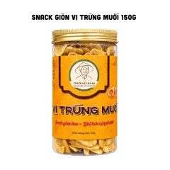 Snack Chuối Sấy Giòn Vị Trứng Muối 125g