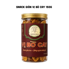 Snack Chuối Sấy Giòn Vị Bò Cay 150g