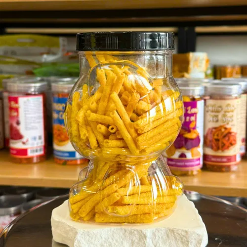 Snack Hương Khoai Tây Ống Vàng Thơm Ngon 200g - Hũ Gấu Lớn