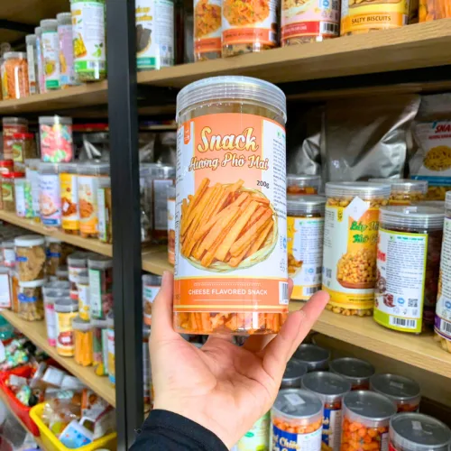 Snack Hương Phô Mai - Khoai Tây Phô Mai 200g - Hộp Pet