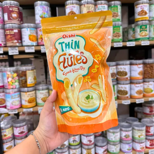 Snack Khoai Tây Oishi Vị Mayo 50g – một lựa chọn đáng tham khảo trong Oishi