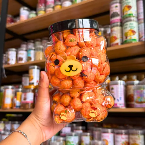 Hình ảnh Snack Sò Hành Lá 300g - Hộp Gấu Lớn trong bộ sưu tập Đồ ăn vặt tổng hợp