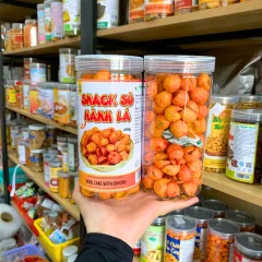 Snack Sò Hành Lá Đậm Vị 250g - Hộp Pet