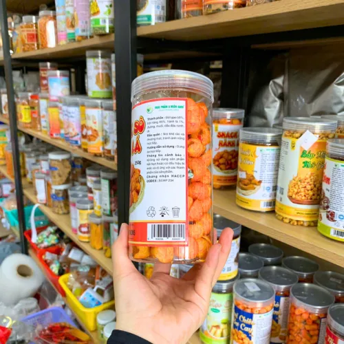 Snack Sò Hành Lá Đậm Vị 250g - Hộp Pet