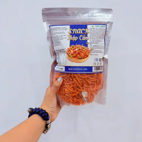Snack Thập Cẩm Que Đậu 500g Thơm Ngon Túi Zip