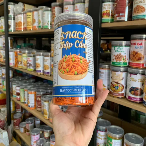 Snack Thập Cẩm (Bim Bim Tăm Đậu Hà Lan) 350g - Hộp Pet
