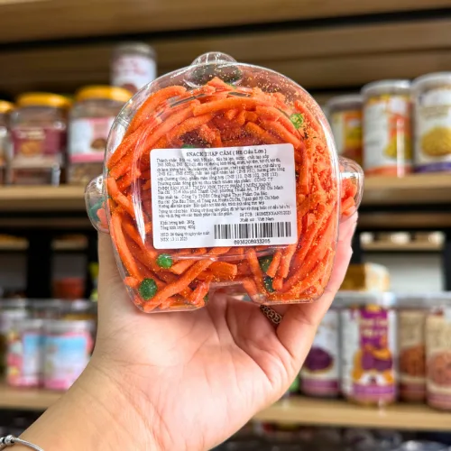 Snack Thập Cẩm (Bim Bim Tăm Đậu Hà Lan) 400g - Hộp Gấu Lớn
