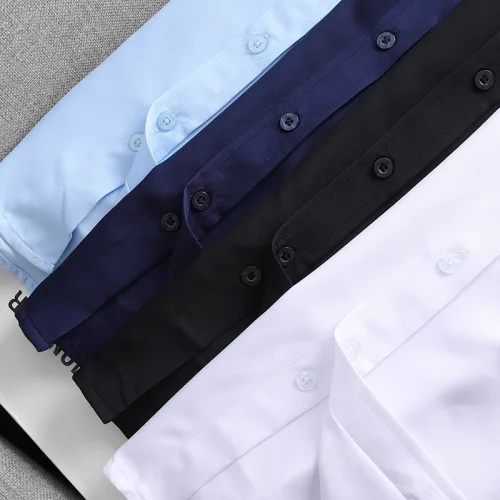 Áo Sơ Mi Nam Tay Ngắn RURUMEN Công Sở Có Size to