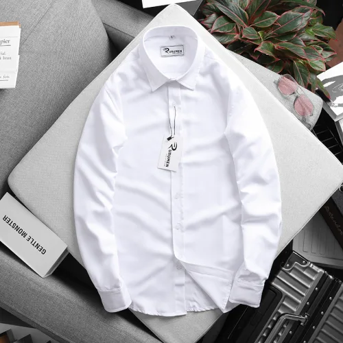 Áo Sơ Mi Nam Tay Dài RURUMEN Công Sở Có Size to