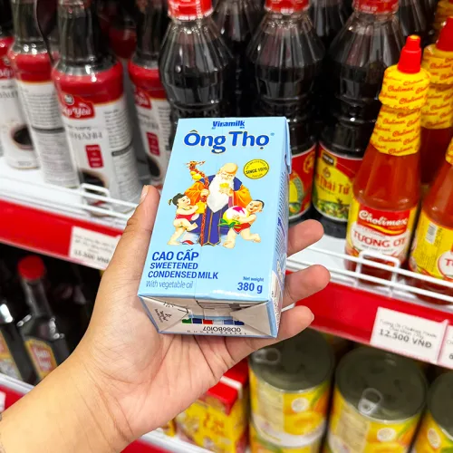 Sữa Đặc Có Đường Ông Thọ Vinamilk Hộp Giấy Xanh Dương 380g