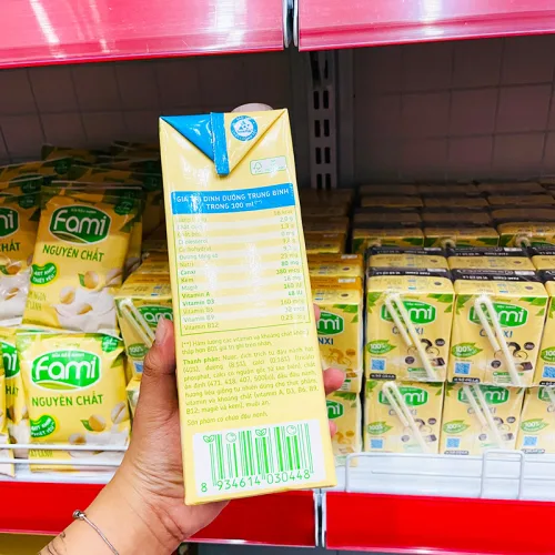 Sữa Đậu Nành FAMI Canxi Hộp Lớn 1 Lít