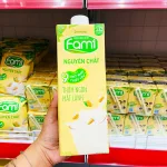 Sữa Đậu Nành FAMI Nguyên Chất Hộp Lớn 1 Lít