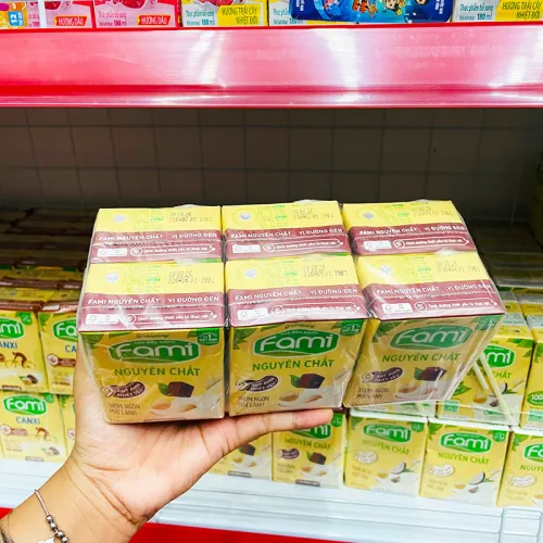Sữa Đậu Nành FAMI Vị Socola Lốc 6 Hộp (200ml/Hộp)