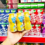 Sữa Chua Uống FRISTI Hương Đào Lốc 6 Chai (80ml/Chai) - Màu Vàng