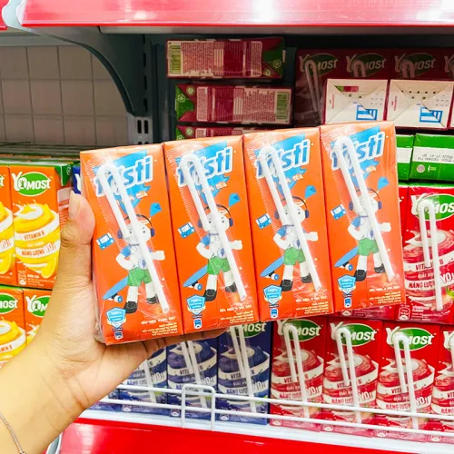 Sữa Chua Uống FRISTI Hương Cam Lốc 4 Hộp (180ml/Hộp)