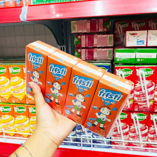 Sữa Chua Uống FRISTI Hương Cam Lốc 4 Hộp (180ml/Hộp)