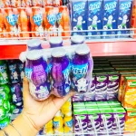 Sữa Chua Uống FRISTI Hương Nho Lốc 6 Chai (80ml/Chai) - Màu Tím