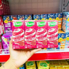 Sữa Chua Uống Yomost Vị Lựu Lốc 4 Hộp (170ml/Hộp)