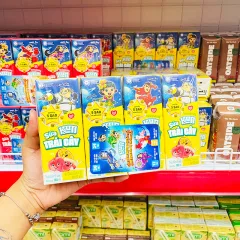 Sữa Dinh Dưỡng KUN Hương Trái Cây Nhiệt Đới Lốc 4 Hộp - (180ml/Hộp)