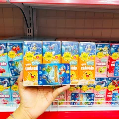 Sữa Dinh Dưỡng Trái Cây KUN Hương Cam Lốc 4 Hộp - (180ml/Hộp)