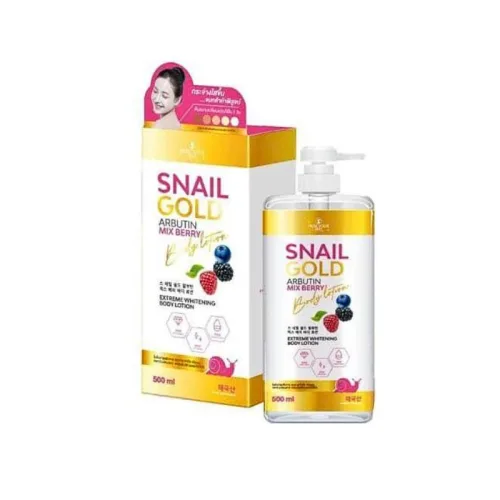 Sữa Dưỡng Thể Precious Skin Thái Lan Snail Gold Arbutin Mixed Berry Hỗ Trợ Dưỡng Sáng Da 500ml