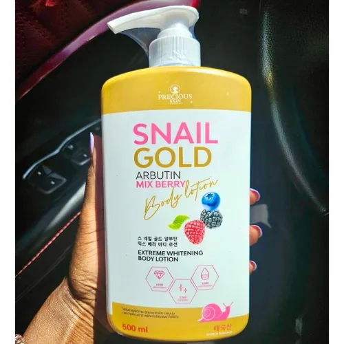 Sữa Dưỡng Thể Precious Skin Thái Lan Snail Gold Arbutin Mixed Berry Hỗ Trợ Dưỡng Sáng Da 500ml