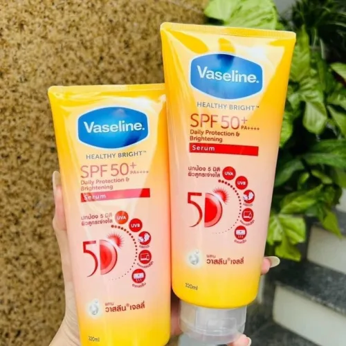 Sữa Dưỡng Thể Vaseline Healthy Bright Spf 50+ Daily Protection Brightening Serum 300ml (Hàng nhập khẩu có tem phụ)