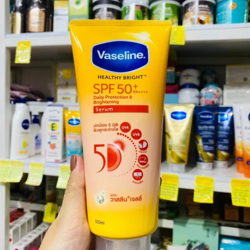 Sữa Dưỡng Thể Vaseline Healthy Bright Spf 50+ Daily Protection Brightening Serum 300ml (Hàng nhập khẩu có tem phụ)