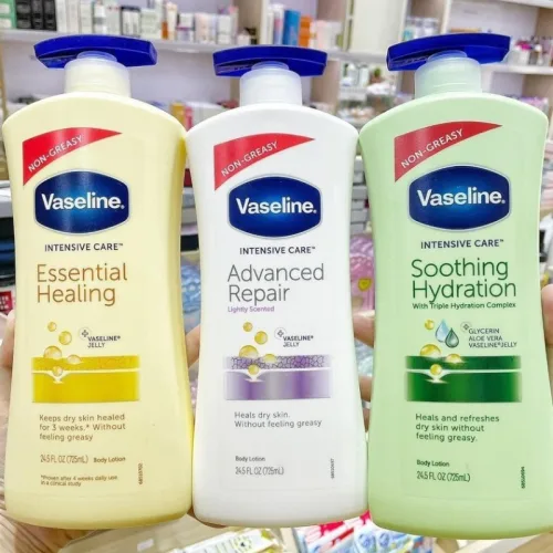 Sữa Dưỡng Thể Vaseline Intensive Care Dưỡng Da Trắng Sáng 725ml - Hàng Xách Tay