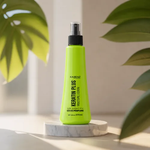 Sữa Dưỡng Tóc Karenz Keratin Plus Moisture Lotion 230ml - Xịt Dưỡng Tóc Keratin Karen Phiên Bản Mới