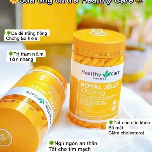 Sữa Ong chúa Healthy Care Úc Thần dược giữ mãi tuổi thanh xuân