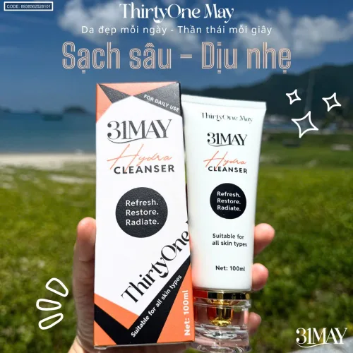 Sữa Rửa Mặt 31may Hydra Cleanser 100ml - Sữa Rửa Mặt Thirty One May Chính Hãng