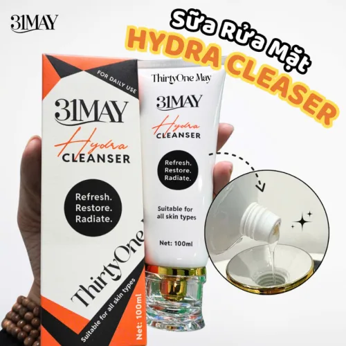 Sữa Rửa Mặt 31may Hydra Cleanser 100ml - Sữa Rửa Mặt Thirty One May Chính Hãng