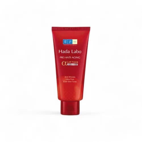 Sữa Rửa Mặt Hada Labo Màu Đỏ Pro Anti Aging Chống Lão Hoá 80g