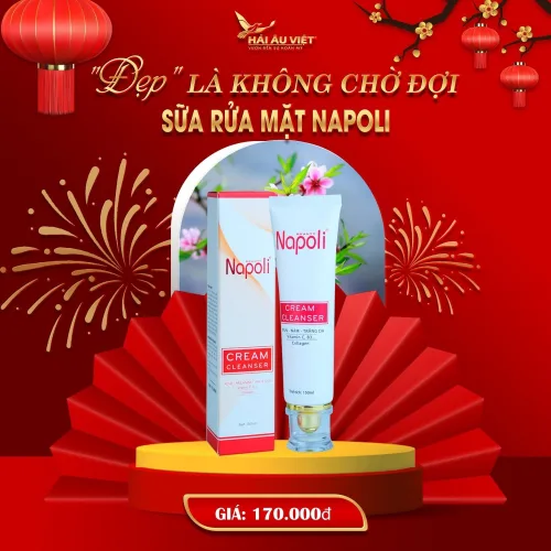 Sữa Rửa Mặt Napoli Cream Cleanser Hải Âu Việt