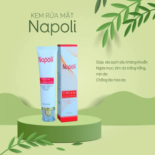 Sữa Rửa Mặt Napoli Cream Cleanser Hải Âu Việt