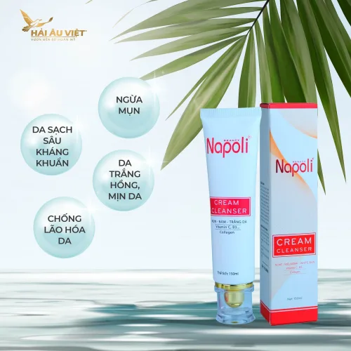 Sữa Rửa Mặt Napoli Cream Cleanser Hải Âu Việt