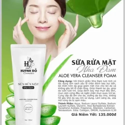 Sữa Rửa Mặt Nha Đam Huỳnh Đỗ