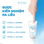 Sữa Rửa Mặt Senka Perfect Whip Đất Sét Màu Trắng 120g - Dành Cho Da Dầu Mụn