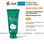Sữa Rửa Mặt Senka Perfect Whip Chiết Xuất Rau Má Màu Xanh Lá Dịu Nhẹ Cho Da Nhạy Cảm 100g