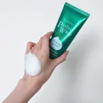 Sữa Rửa Mặt Senka Perfect Whip Chiết Xuất Rau Má Màu Xanh Lá Dịu Nhẹ Cho Da Nhạy Cảm 100g