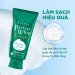 Sữa Rửa Mặt Senka Perfect Whip Chiết Xuất Rau Má Màu Xanh Lá Dịu Nhẹ Cho Da Nhạy Cảm 100g