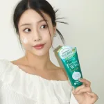 Sữa Rửa Mặt Senka Perfect Whip Chiết Xuất Rau Má Màu Xanh Lá Dịu Nhẹ Cho Da Nhạy Cảm 100g
