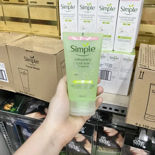Sữa Rửa Mặt Simple Kind To Skin Refreshing Facial Wash Ge 150ml