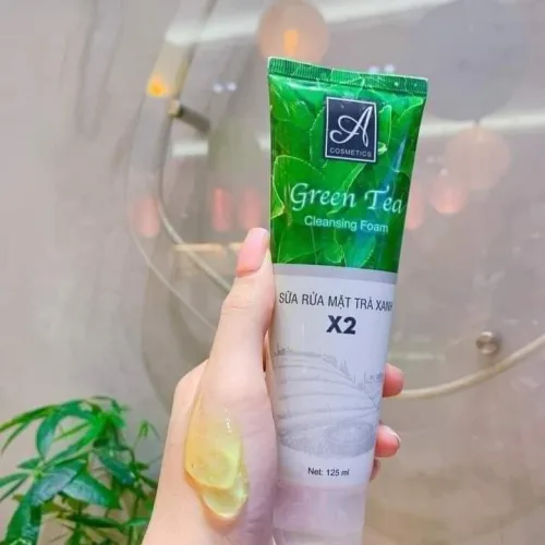Sữa rửa mặt trà xanh X2 - Tẩy sạch bủi bẩn da mặt