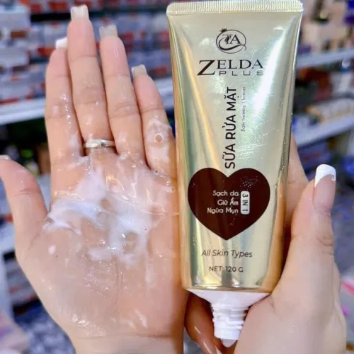 Sữa Rửa Mặt Zelda Plus Sạch Da Giữ Ẩm Ngừa Mụn