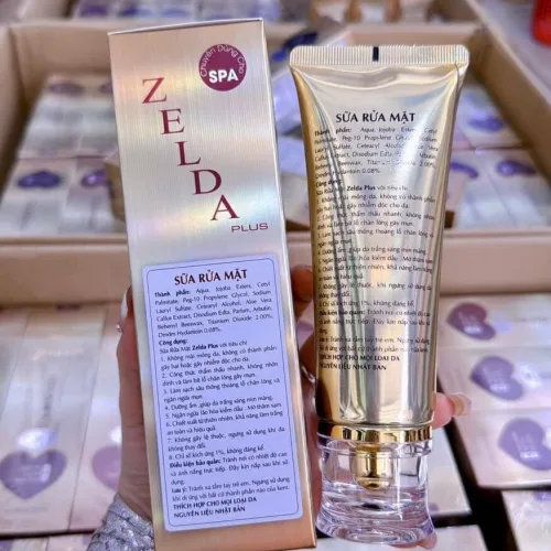 Sữa Rửa Mặt Zelda Plus Sạch Da Giữ Ẩm Ngừa Mụn