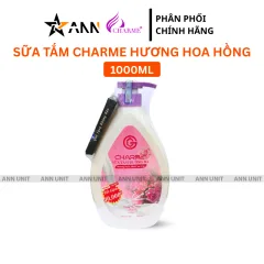 Sữa Tắm Charme Hương Hoa Hồng - Sữa Tắm Hương Nước Hoa Charme 1 Lít