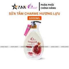 Sữa Tắm Charme Hương Lựu - Sữa Tắm Hương Nước Hoa Charme Pomegranate Lựu Đỏ 1 Lít