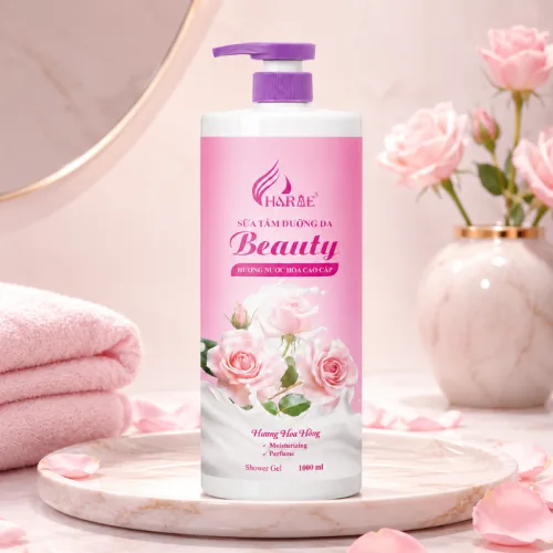 Sữa Tắm Charme Beauty Hương Hoa Hồng 1000ml